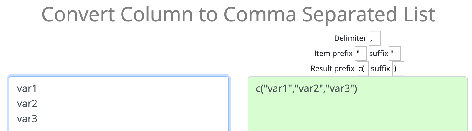 How to set up Categorical Arrays using R Help Center